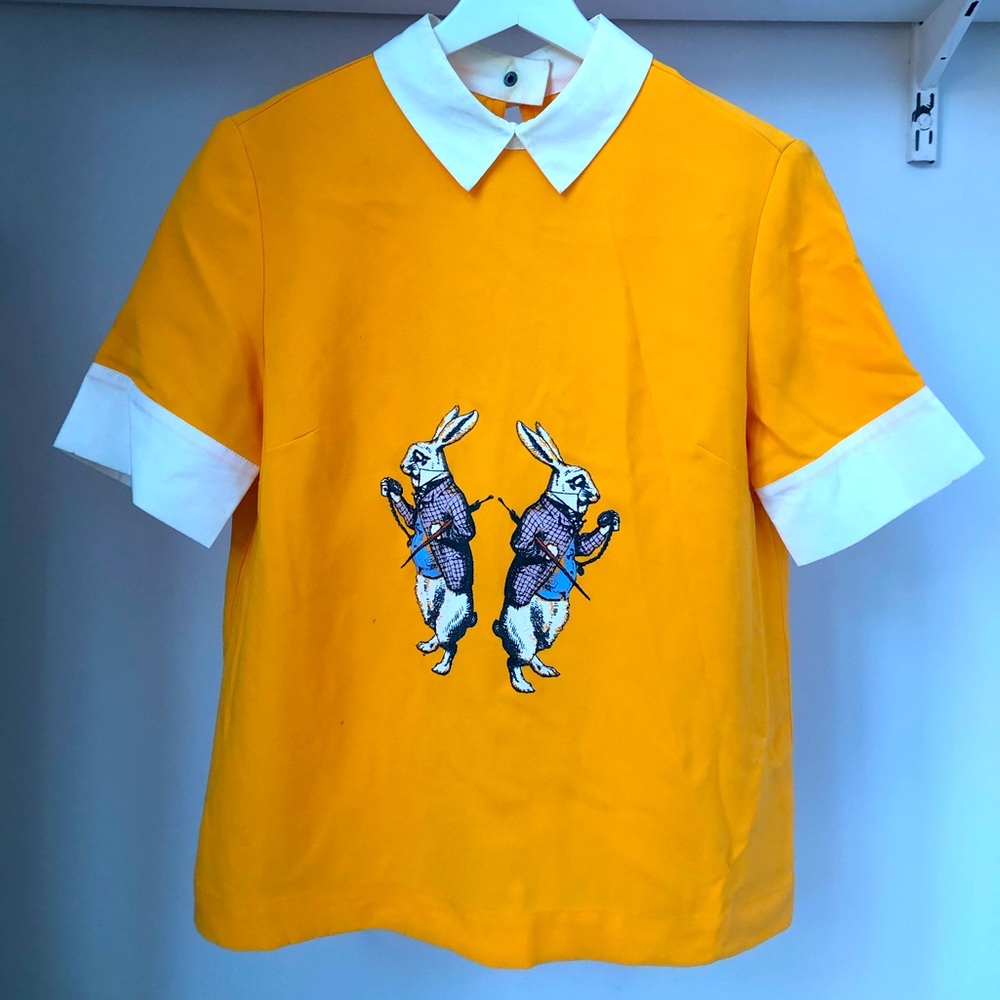 Collared Rabbit Short Sleeve Top - Custom!